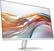 Left. HP - Series 5 24" 300 nits IPS FHD Monitor, Adjustable Tilt, Flicker Free, Anti-Glare, Low-Blue Light Filter w/USB Hub - White/Silver.