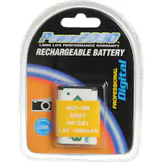 POWER2000™ LONG LIFE PERFORMANCE WARRANTY RECHARGEABLE BATTERY ACD-408 PROFESSIONAL Digital SONY LITHIUM 10 NP-BX1 Li-ion 3.6V 1600mAh