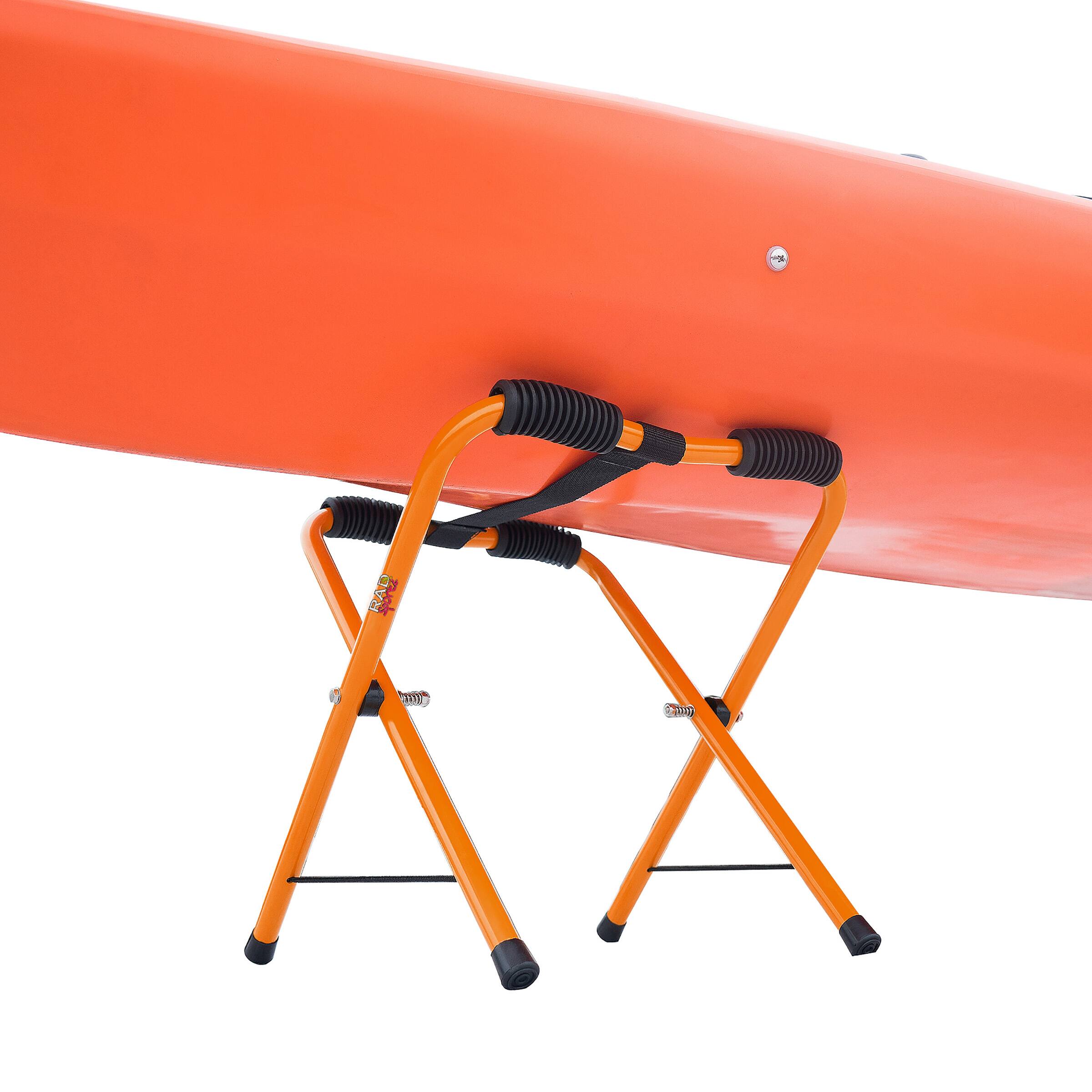 Alt View 5. RAD Sportz - Set of 2 Kayak Storage Racks - Orange.