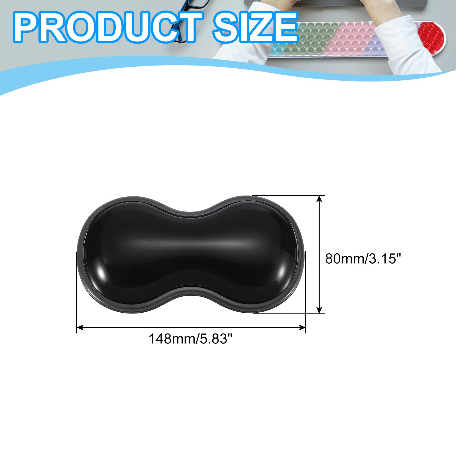 PRODUCT SIZE  
80mm/3.15"  
148mm/5.83"