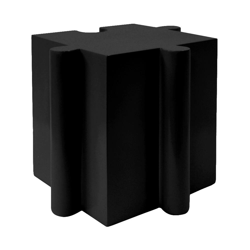 Alt View 7. Loheer - Loheer Modular Side Table Puzzle Art MGO Outdoor Table Black - Black.