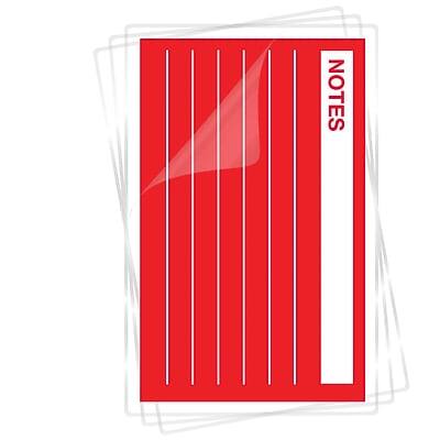 Alt View 1. Fellowes - Thermal Laminating Pouches, Index Card, 5 Mil, 100/Pack - Clear.