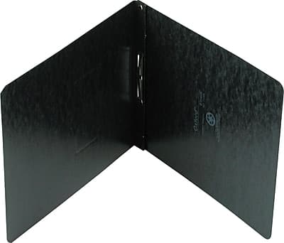 Oxford - Pressboard Report Cover, Prong Clip, Letter, 2" Capacity - Black