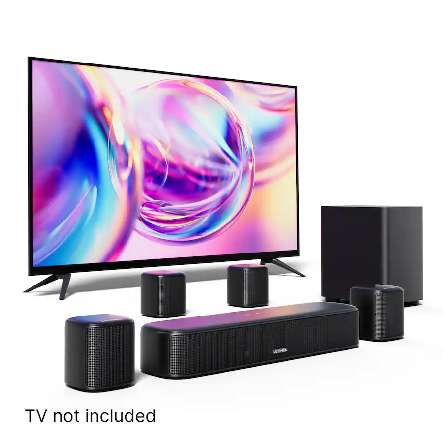 Ultimea Aura A40 Sound Bar, Surround Speakers, Subwoofer