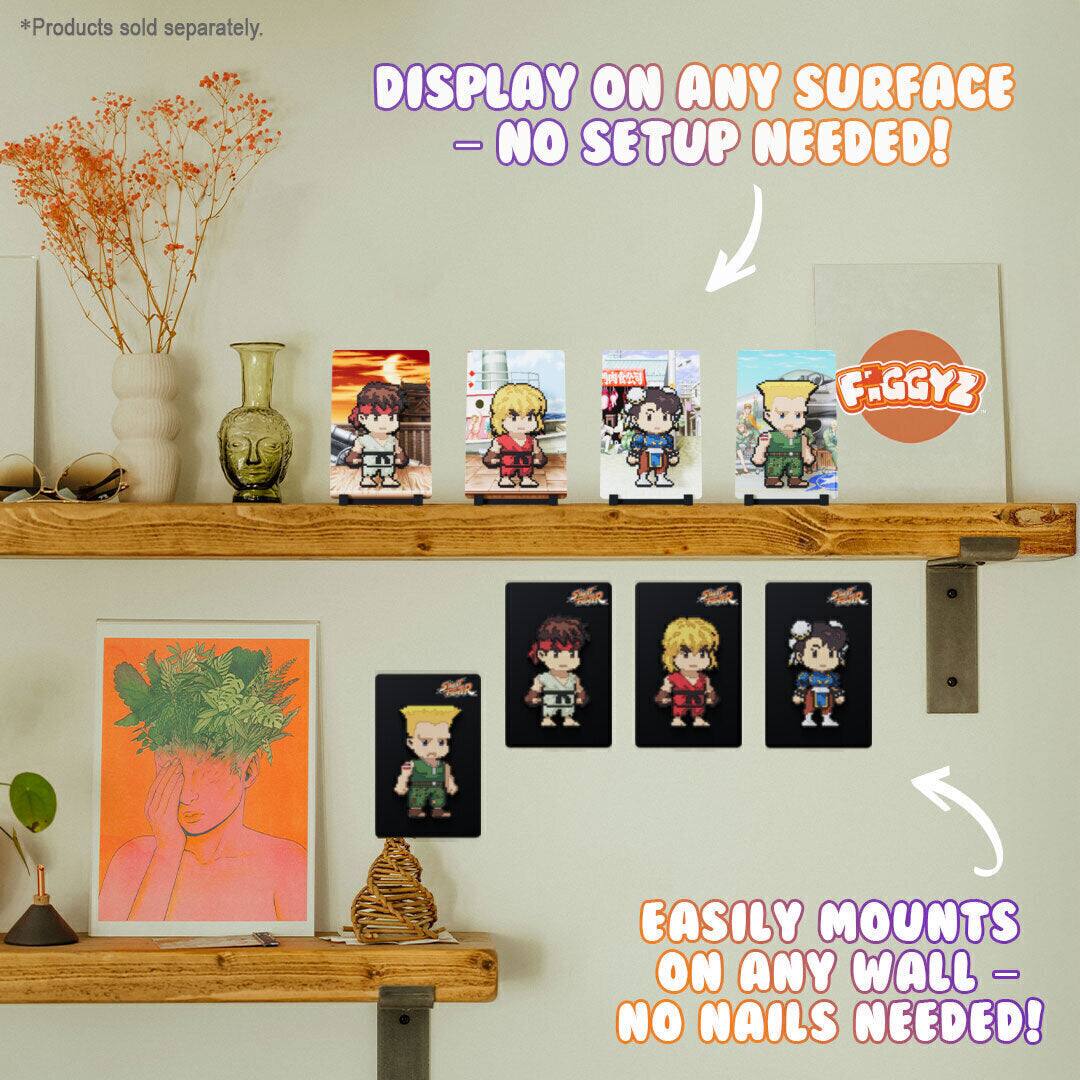 *Products sold separately.

DISPLAY ON ANY SURFACE - NO SETUP NEEDED!

EASILY MOUNTS ON ANY WALL - NO NAILS NEEDED!