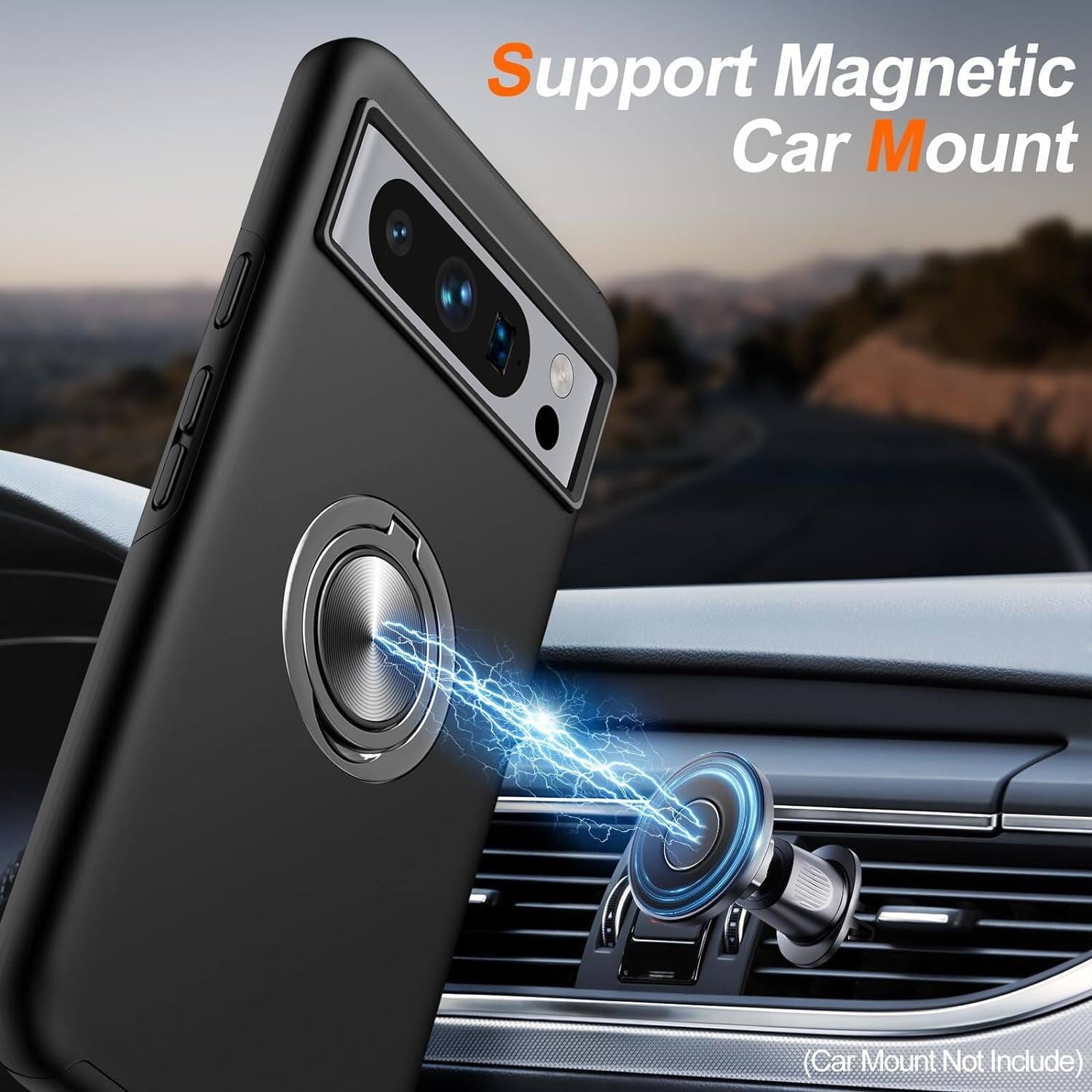 Support Magnetic Car Mount
(Car Mount Not Include)