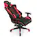 Alt View 18. Costway - Massage Gaming Chair with Headrest - Red and Black.