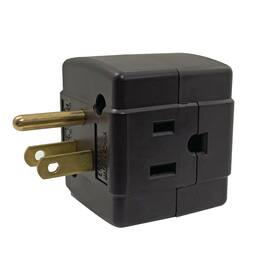 ProjeX - Grounded 3 outlets Adapter 1 pk