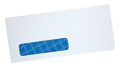 Alt View 1. Quality Park - Redi-Strip Security Tinted #10 Business Window Envelopes, 4 1/8" x 9 1/2", 500/Box - White Wove.