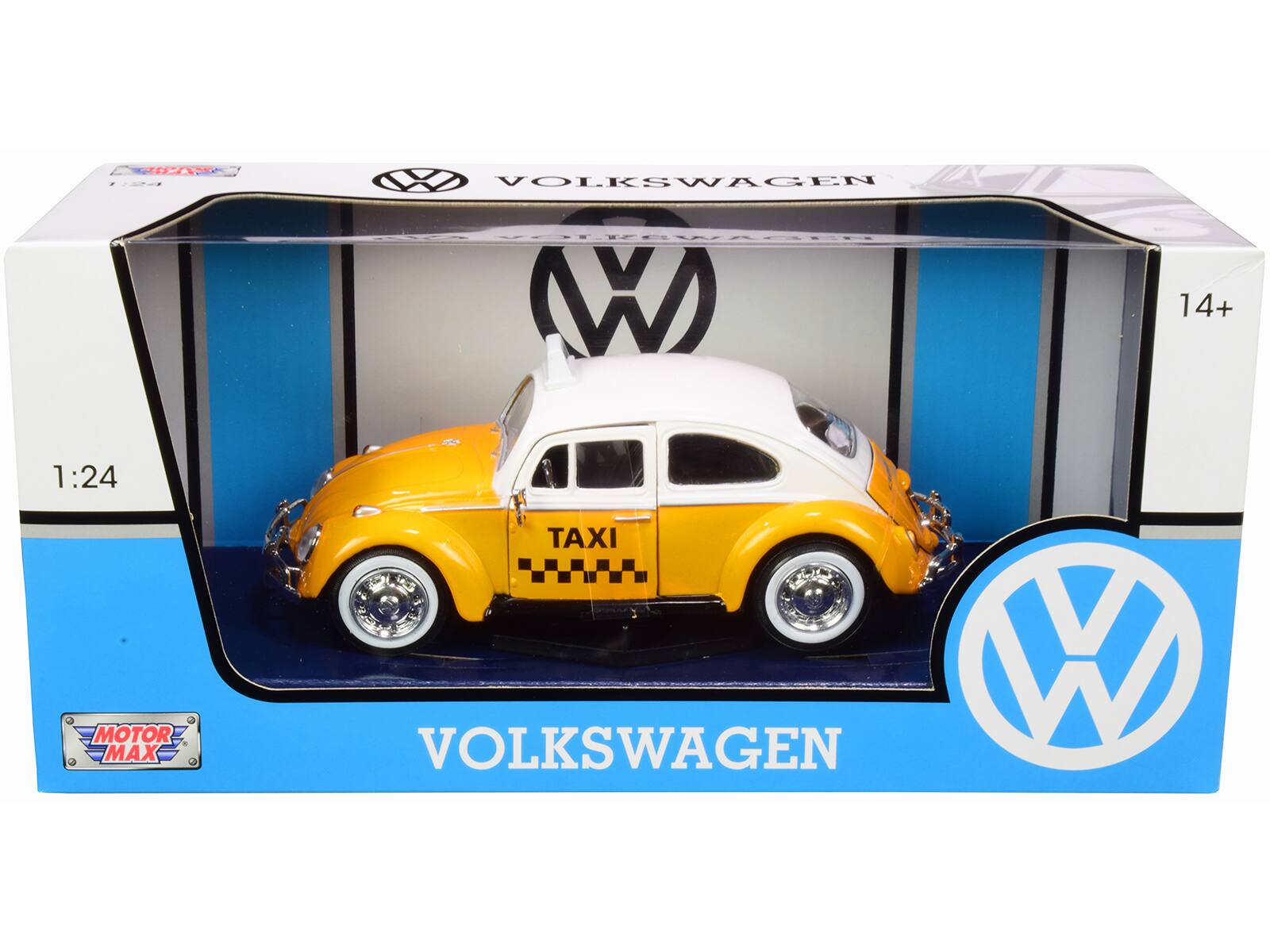 VOLKSWAGEN  
1:24  
MOTOR MAX  
TAXI  
14+