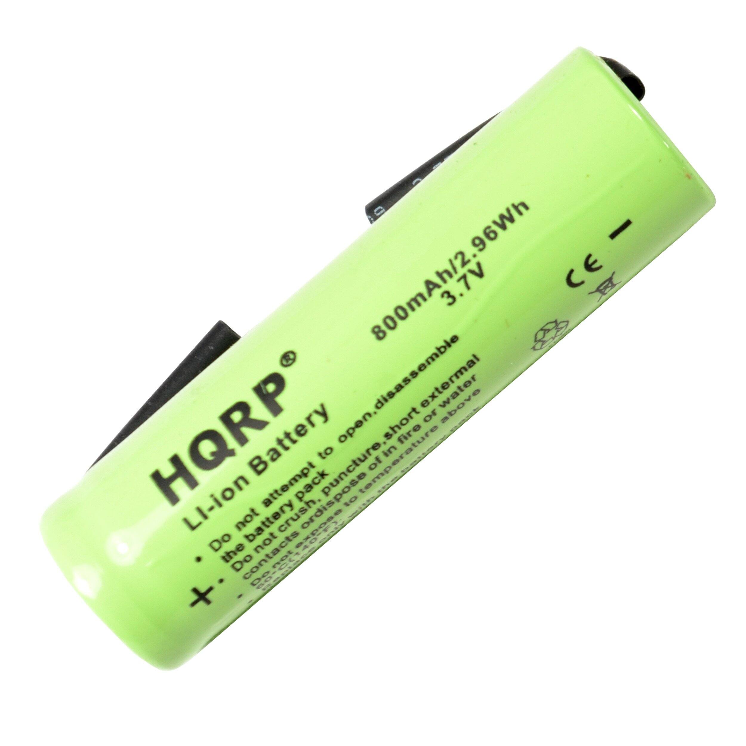 96Wh  
800mAh/2.96Wh  
3.7V  
CE  

HQRP  
Li-ion Battery  

- Do not attempt to disassemble, puncture, crush, or dispose of in fire.  
- Do not expose to temperature above 60°C.  
- Do not short or expose to water.  
- Do not contact metal.