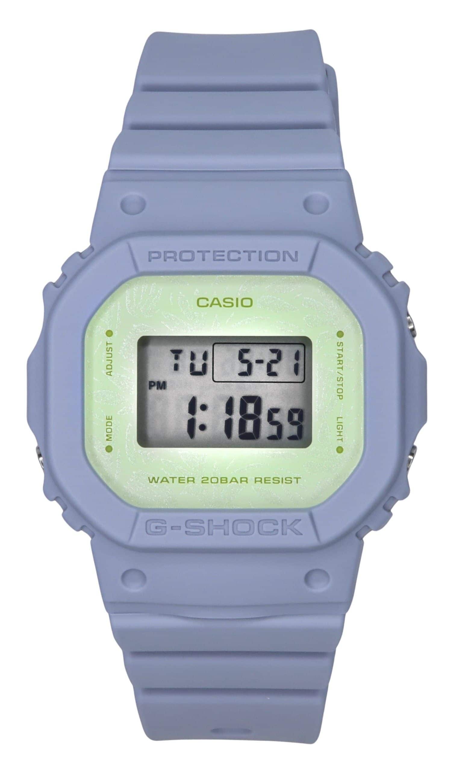 Casio - Nature's Colour Series Digital Bio Based Resin Strap Quartz GMD-S5600NC-2 200M Women's Watch - Blue price history on PriceWatchPro