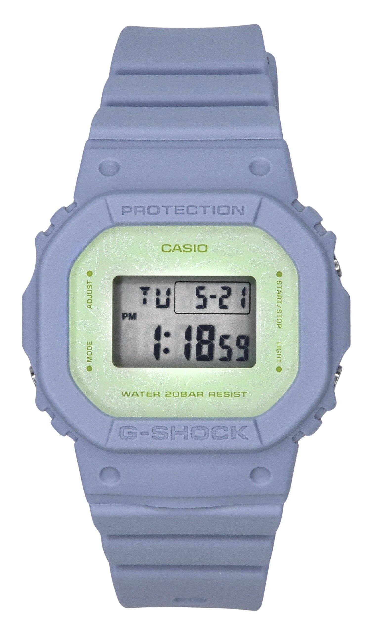 Casio - Nature's Colour Series Digital Bio Based Resin Strap Quartz GMD-S5600NC-2 200M Women's Watch - Blue