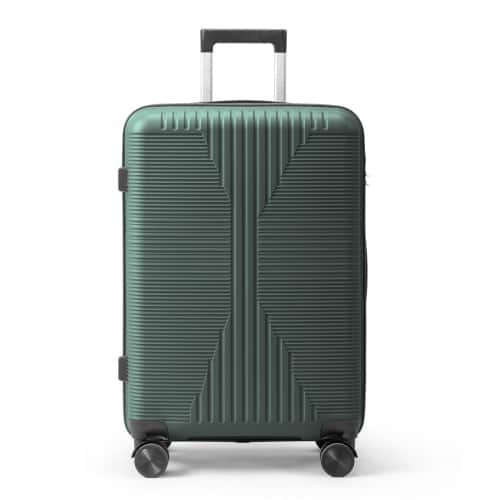 Front. Winado - 24" Hardshell Carry On Luggage with Spinner Wheels Lightweight PP Hardside Small Suitcase with Built-in Lock - Green.
