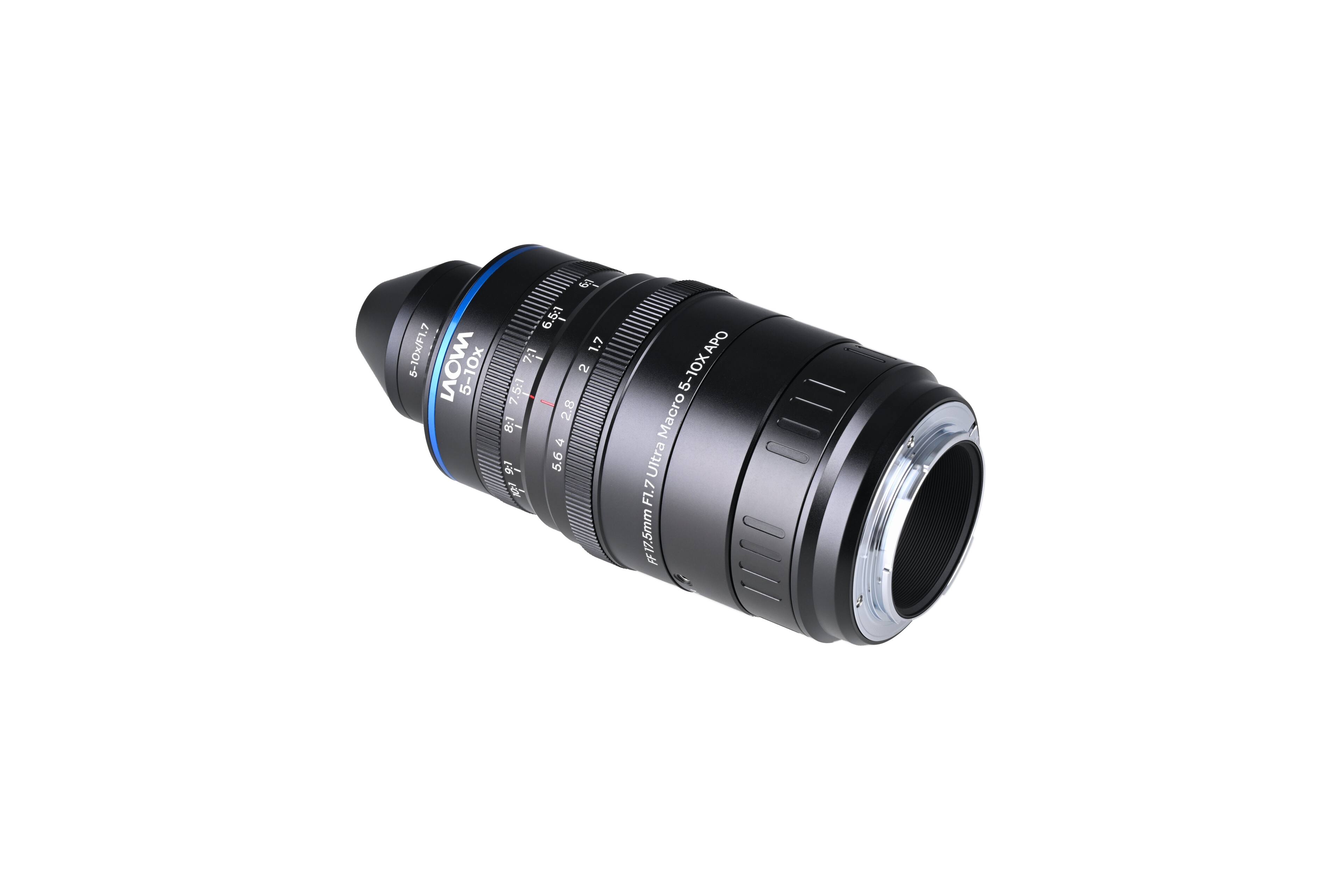 of 1: p.a 5-10x/F1.7 1.7 MOVI 7:1 5-10x 2 7.5:1 2.8 8:1 4 9:1 5.6 4 
APO 5-10X Macro Ultra 7 F1. FF 17.5mm