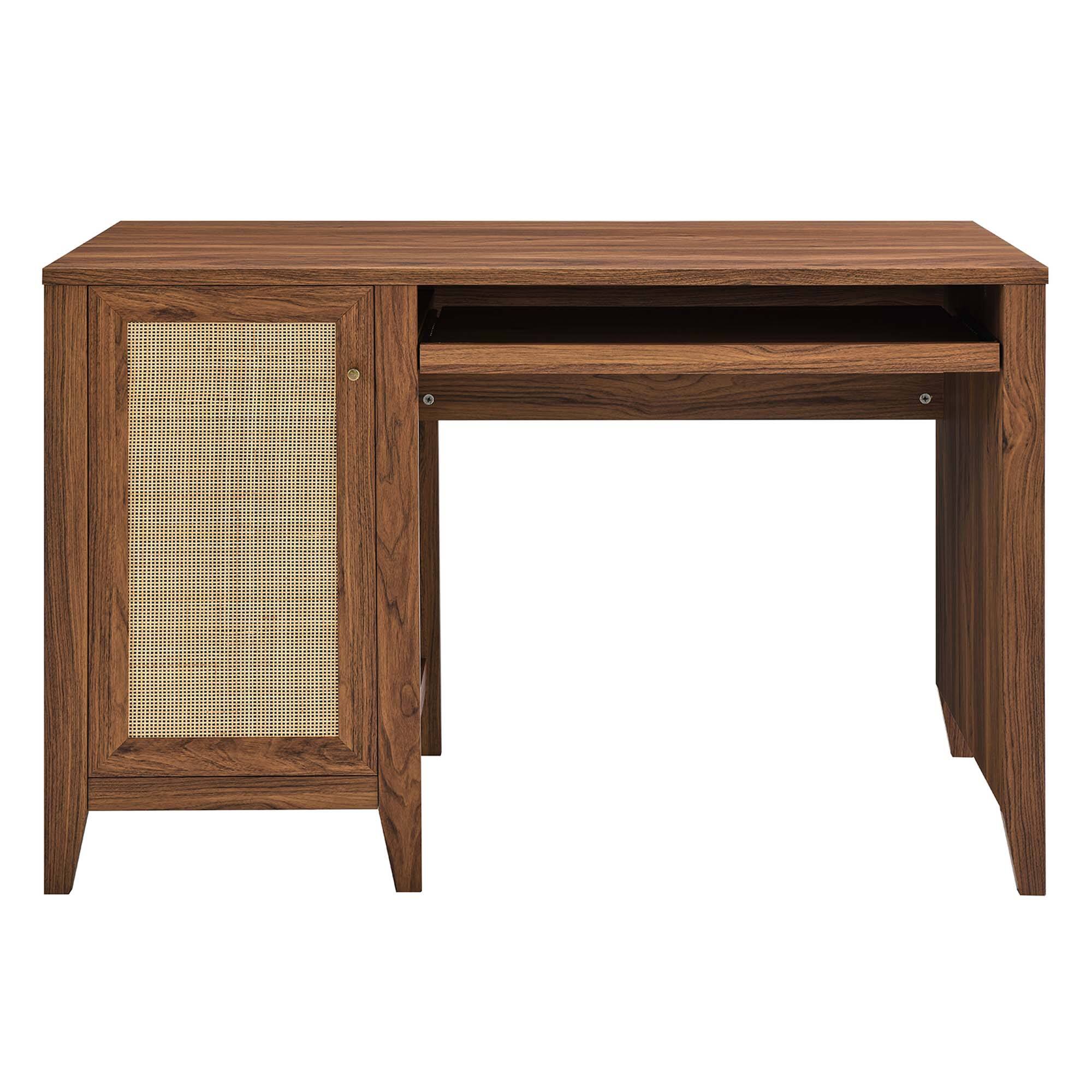 Alt View 2. Modway - Soma 47" Office Desk by Modway - Walnut.