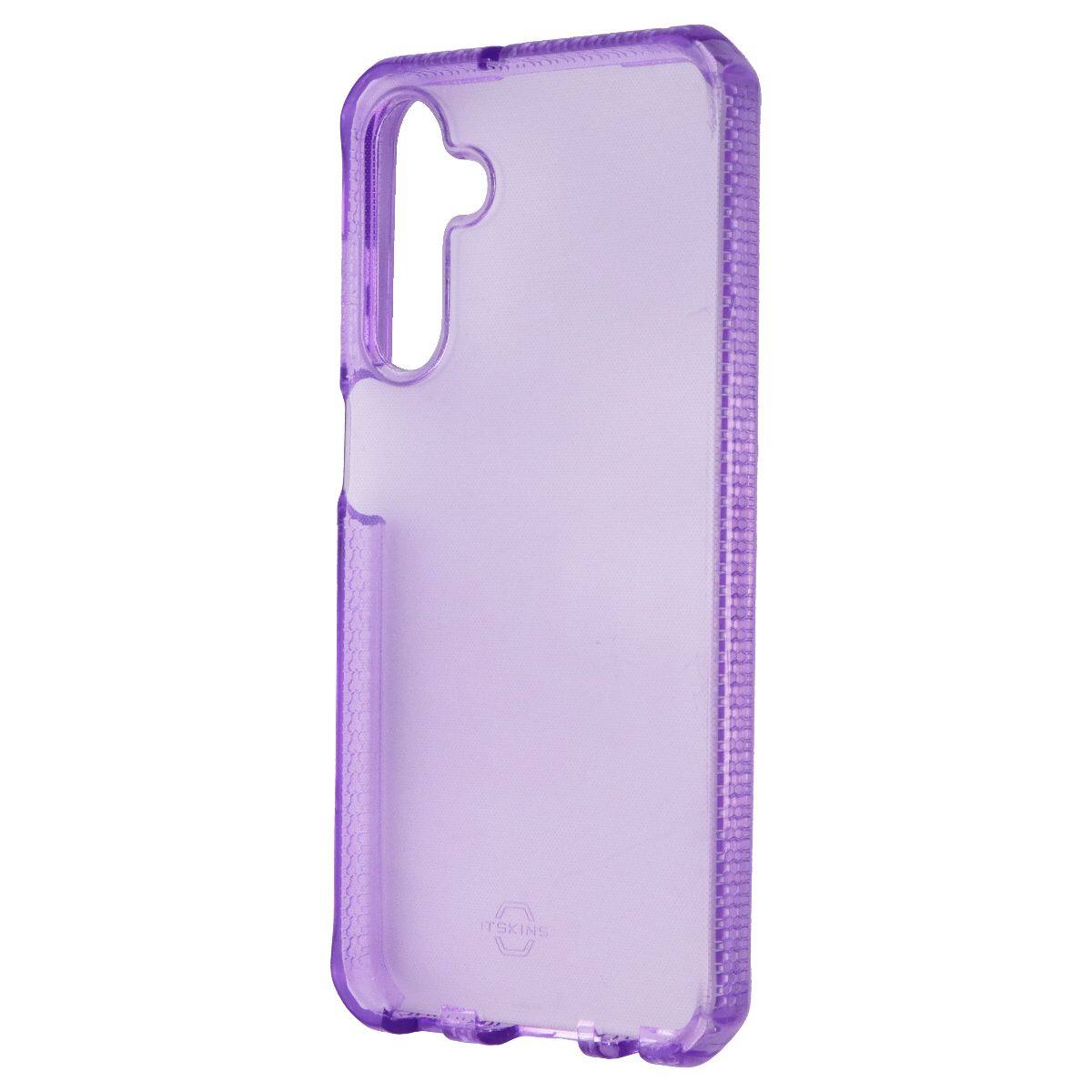 Front. Itskins - ITSKINS Spectrum R // Clear Case for Samsung Galaxy A25 5G - Purple - Purple.