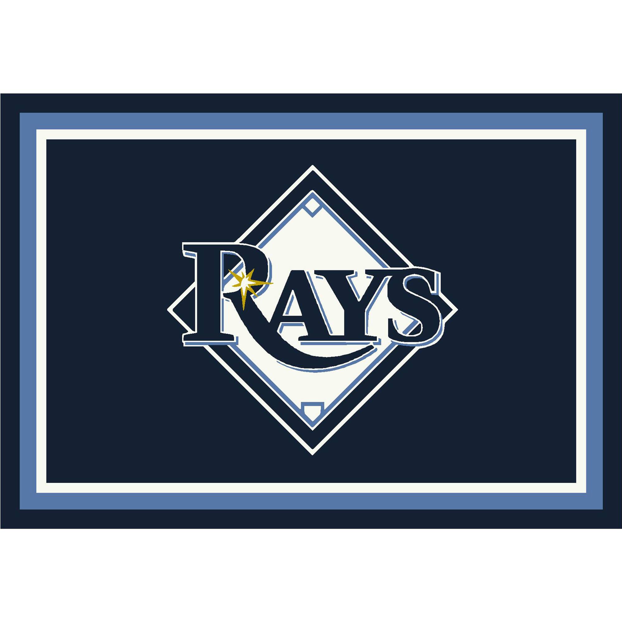 Alt View 1. Imperial - Tampa Bay Rays 6' x 8' Spirit Rug - Multicolor.