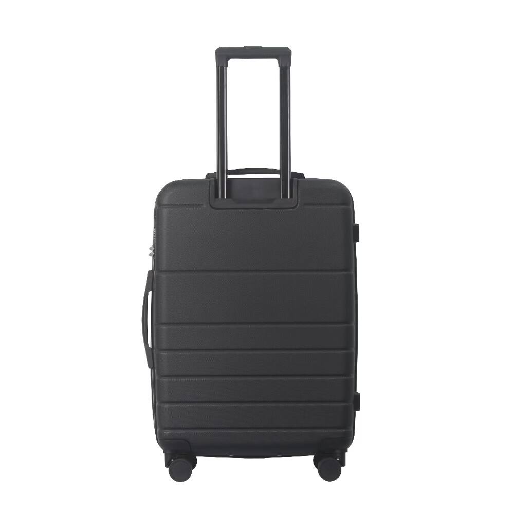 Alt View 4. Bestier - 3-Piece ABS Hardshell Luggage Set (20”/24”/28”) with TSA Lock, Spinner Wheels & Lightweight Design - Black.