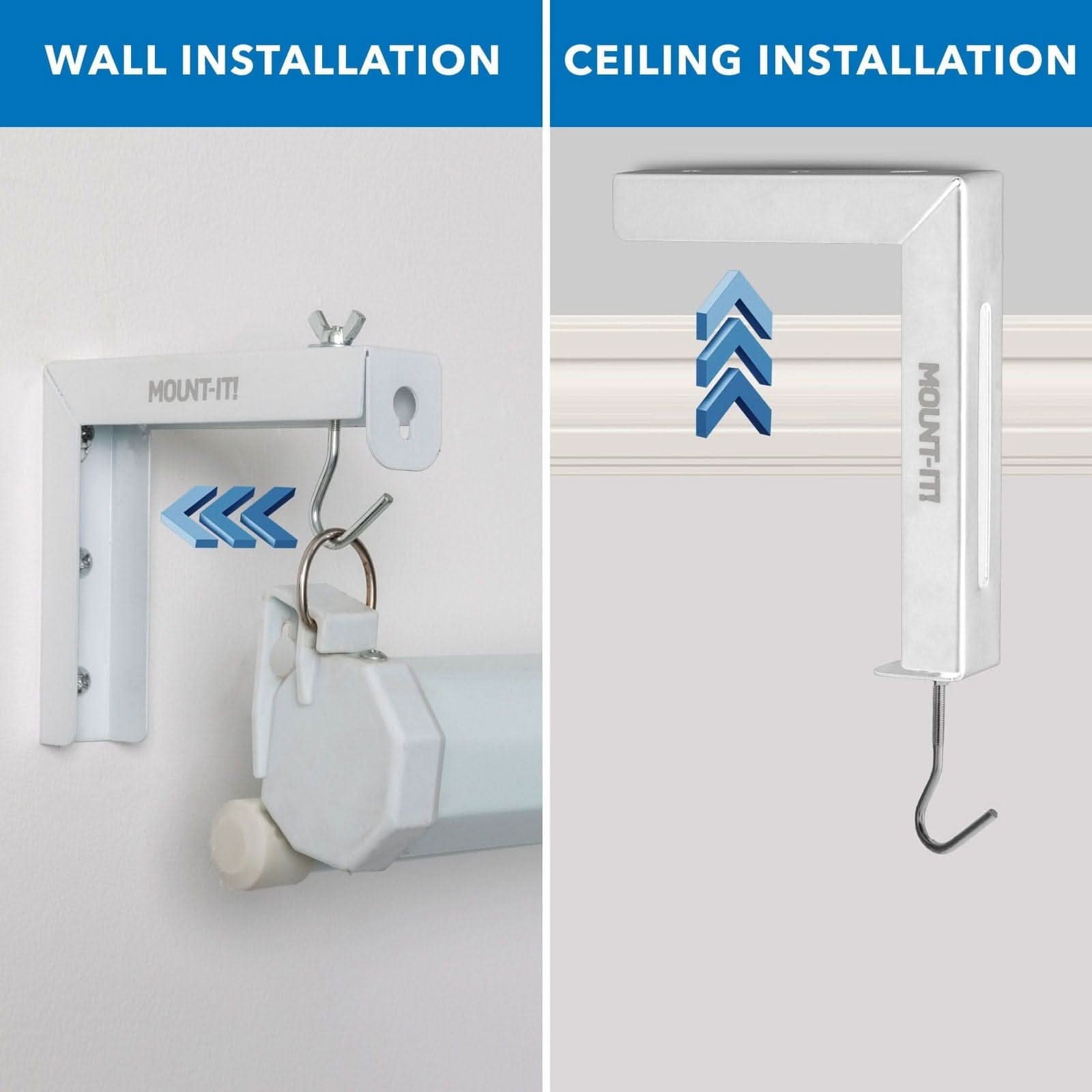 WALL INSTALLATION  
CEILING INSTALLATION  
MOUNT-IT!  
MOUNT-IT!