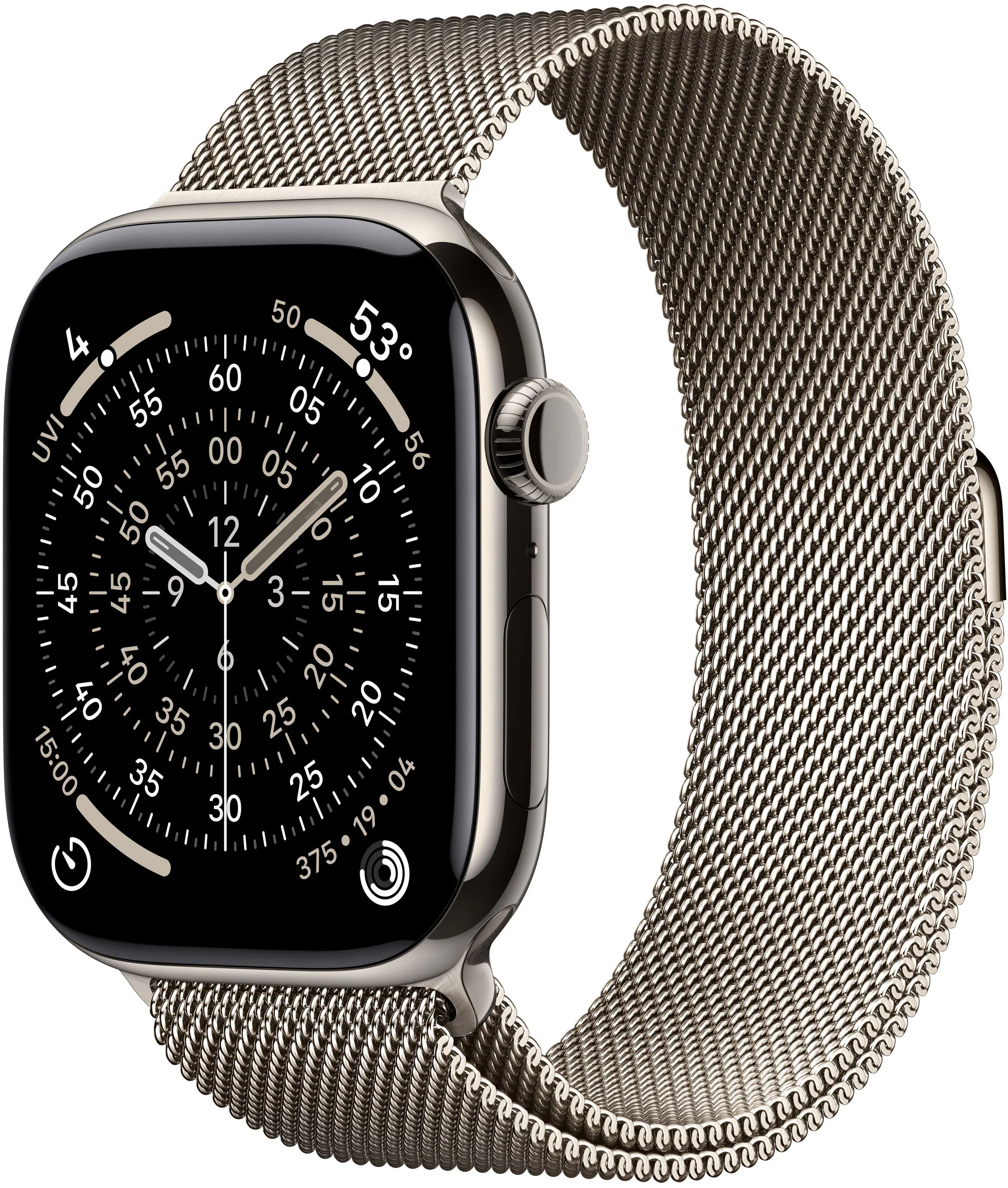 Natural - Titanium - Milanese Loop - Natural