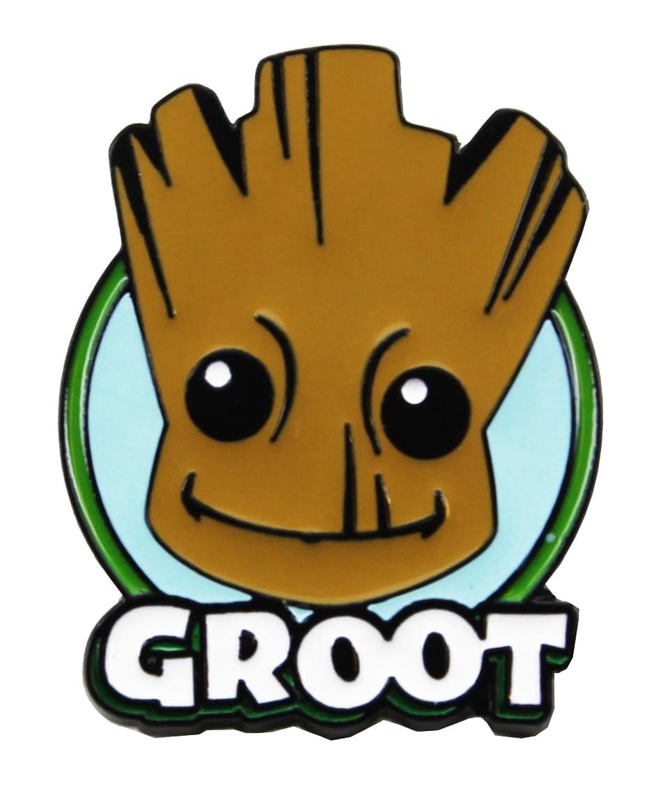 Alt View 1. Marvel - Guardians of the Galaxy Groot Pin Toynk Exclusive - Brown.