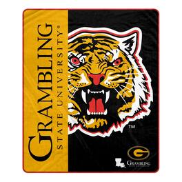 Pegasus - Grambling Tigers 50" x 60" Endzone Ultra Soft Throw Blanket - Multicolor