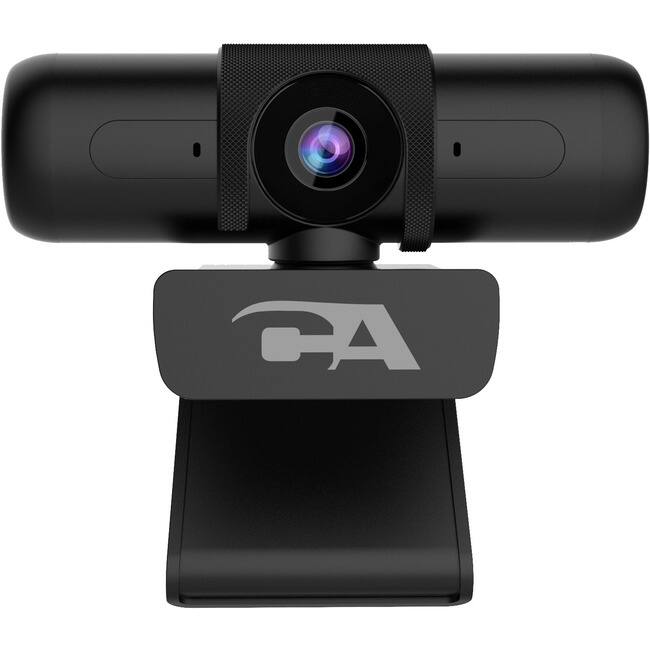 Front. Cyber Acoustics - 1080P 5MP SUPER HD WEB-CAM ZOOM CERT. DUAL OMNI DIRECT MICS.