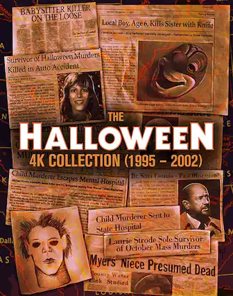 Front. The Halloween 4K Collection (1995-2002) - 4K Blu-Ray.
