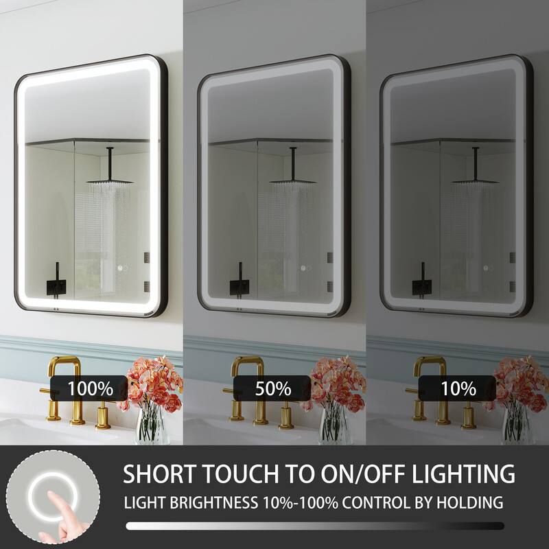 100% 50% 10%  
SHORT TOUCH TO ON/OFF LIGHTING  
LIGHT BRIGHTNESS 10%-100% CONTROL BY HOLDING