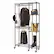 Front. TRINITY - 41x14x76 Rolling Closet Organizer Dark Bronze - Dark Bronze.