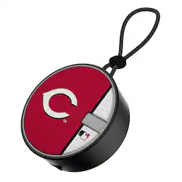 Keyscaper - Cincinnati Reds Logo Waterproof Bluetooth Speaker - Multicolor