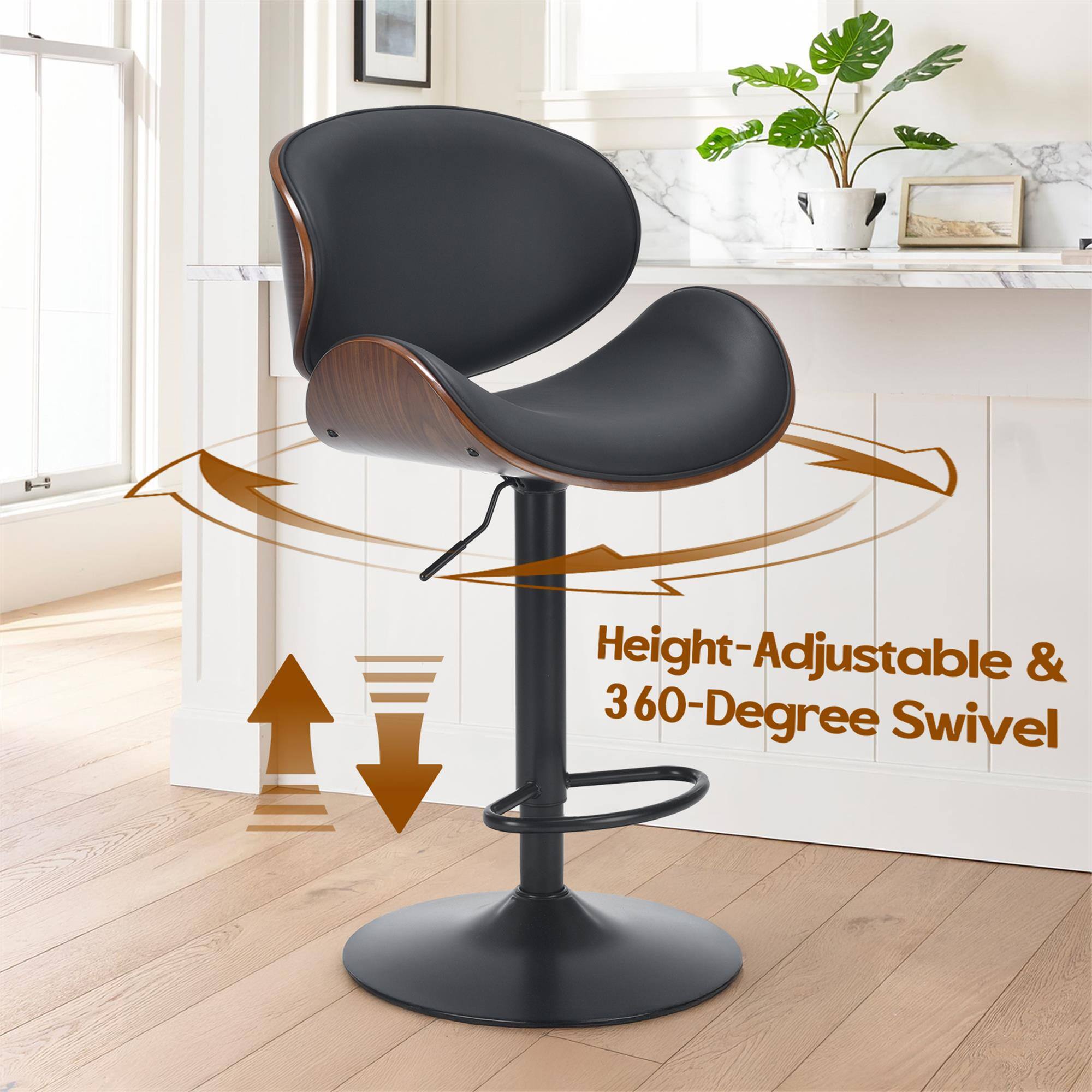 Height-Adjustable & 360-Degree Swivel