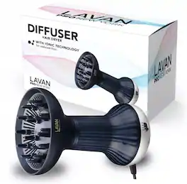 LAVANPRO NEW YORK - LAVANPRO Diffuser Hair Dryer – Ionic Technolog - Silver