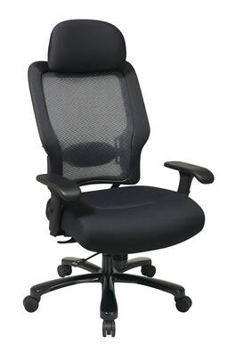 Office Star Products - Big and Tall Professional Chair - Black