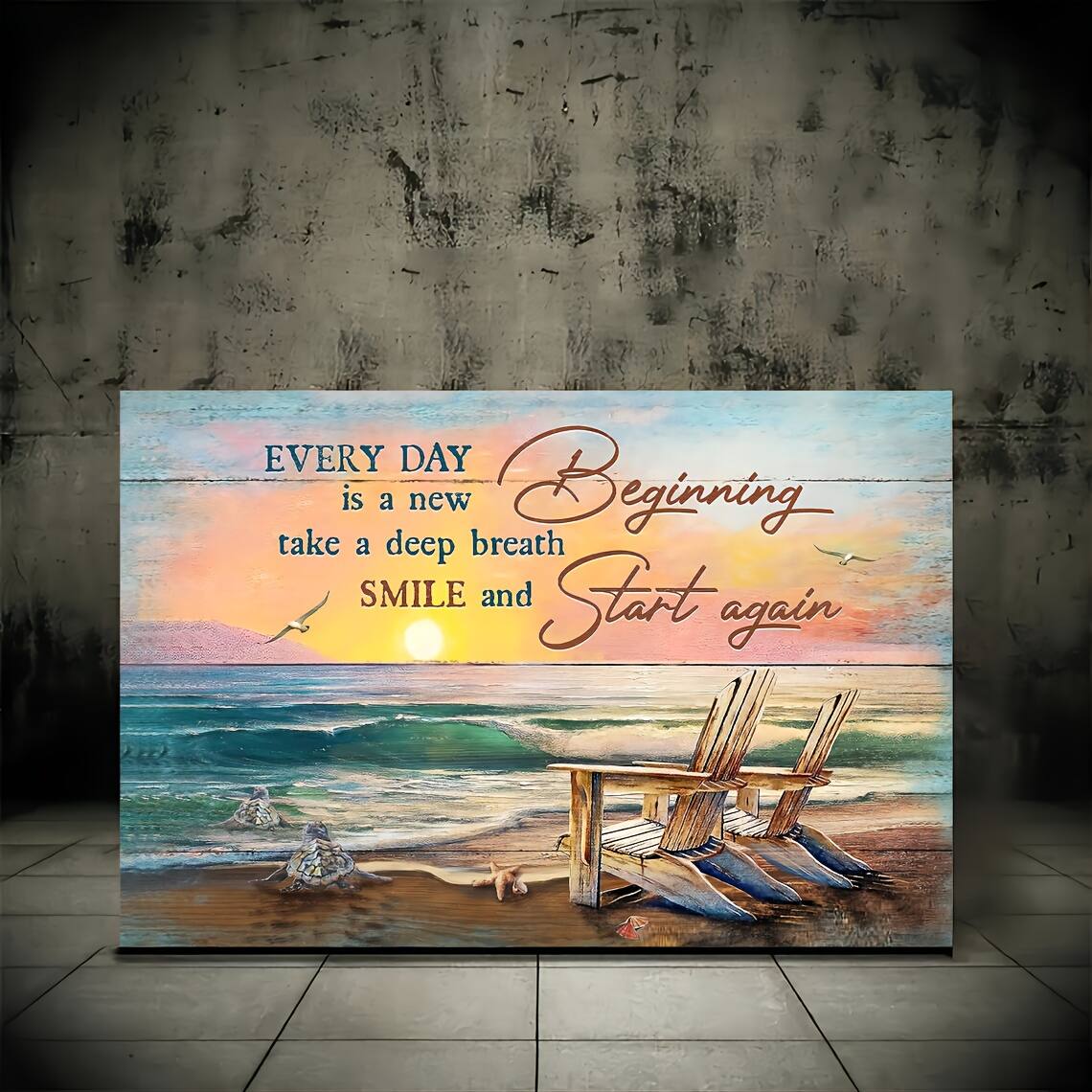 EVERY DAY is a new Beginning  
take a deep breath SMILE and Start again