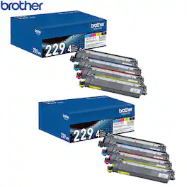 Brother - TN2294PK 4 Pack Standard-Yield Toner 2-Pack - Black|Yellow|Cyan|Magenta