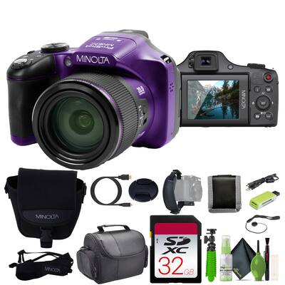 Minolta Pro Shot 20 MP HD Digital Camera with 67x Zoom, 1080p HD Minolta Pro Shot 20 MP HD Digital Camera with 67x Zoom, 1080p HD