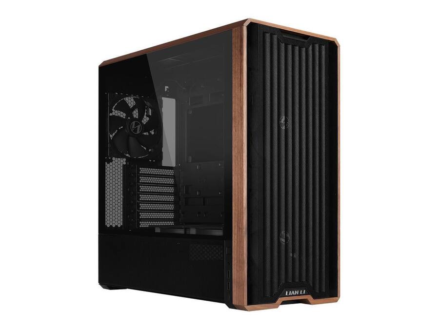 Lian Li LANCOOL 217 Walnut Wood Mid Tower Case, 5 PWM Fans Lian Li LANCOOL 217 Walnut Wood Mid Tower Case, 5 PWM Fans