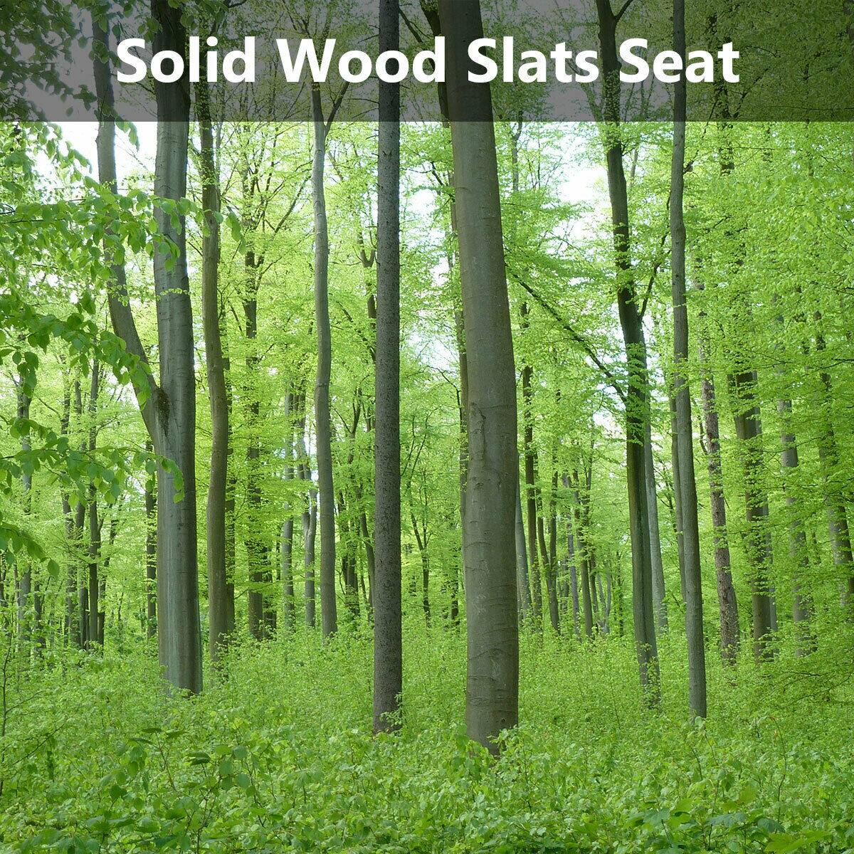 Solid Wood Slats Seat