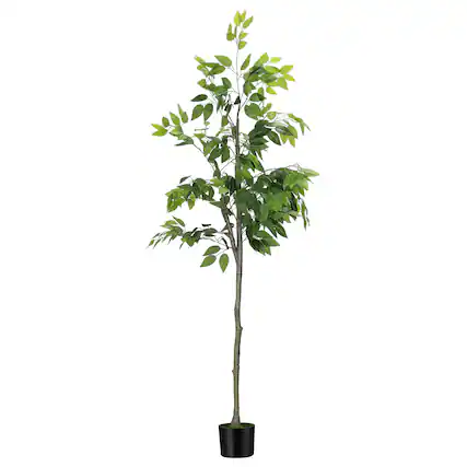 Front. Oumilen - 6FT Tall Faux Plant, Artificial Plants for Home Office Living Room Floor Decor.