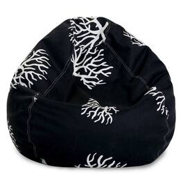 Majestic Home - Small Bean Bag Coral - Black