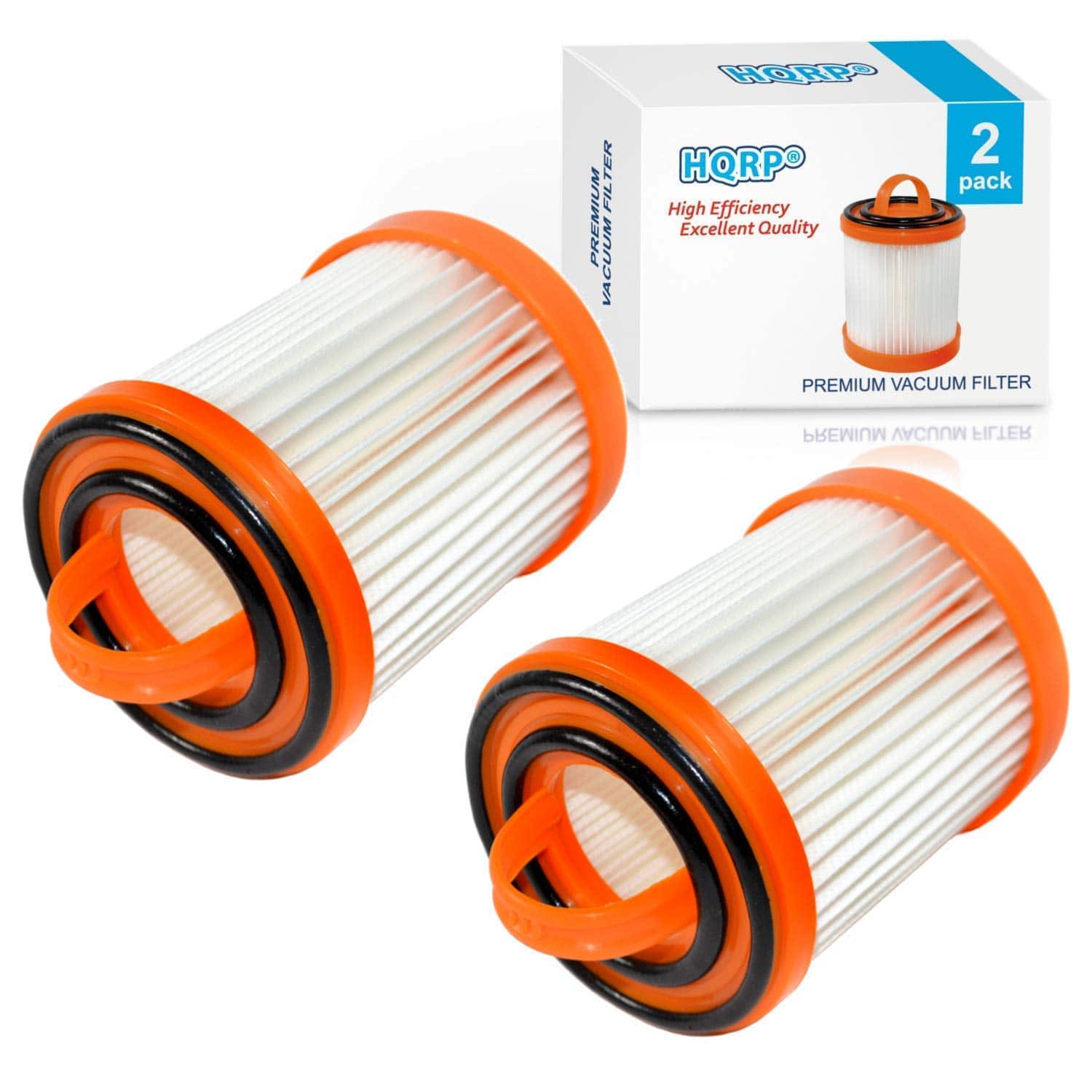 HQRP - 2-Pack Dust Cup Filters for Electrolux Sanitaire SC5745 SC5747 and Eureka 5700 5800, Replacement for DCF-3 62136