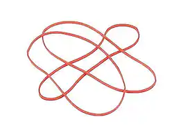 Alliance - Non-Latex Multi-Purpose #117B Rubber Bands, 7" x 1/8", Non-Latex, 250/Box - Orange