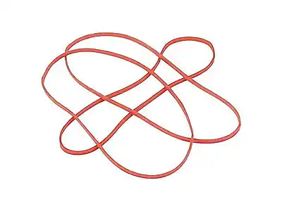 Front. Alliance - Non-Latex Multi-Purpose #117B Rubber Bands, 7" x 1/8", Non-Latex, Orange, 250/Box - Orange.