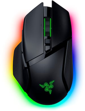 Razer - Basilisk V3 Pro 35K Optical Gaming Mouse with HyperScroll Tilt Wheel - Wireless - Black