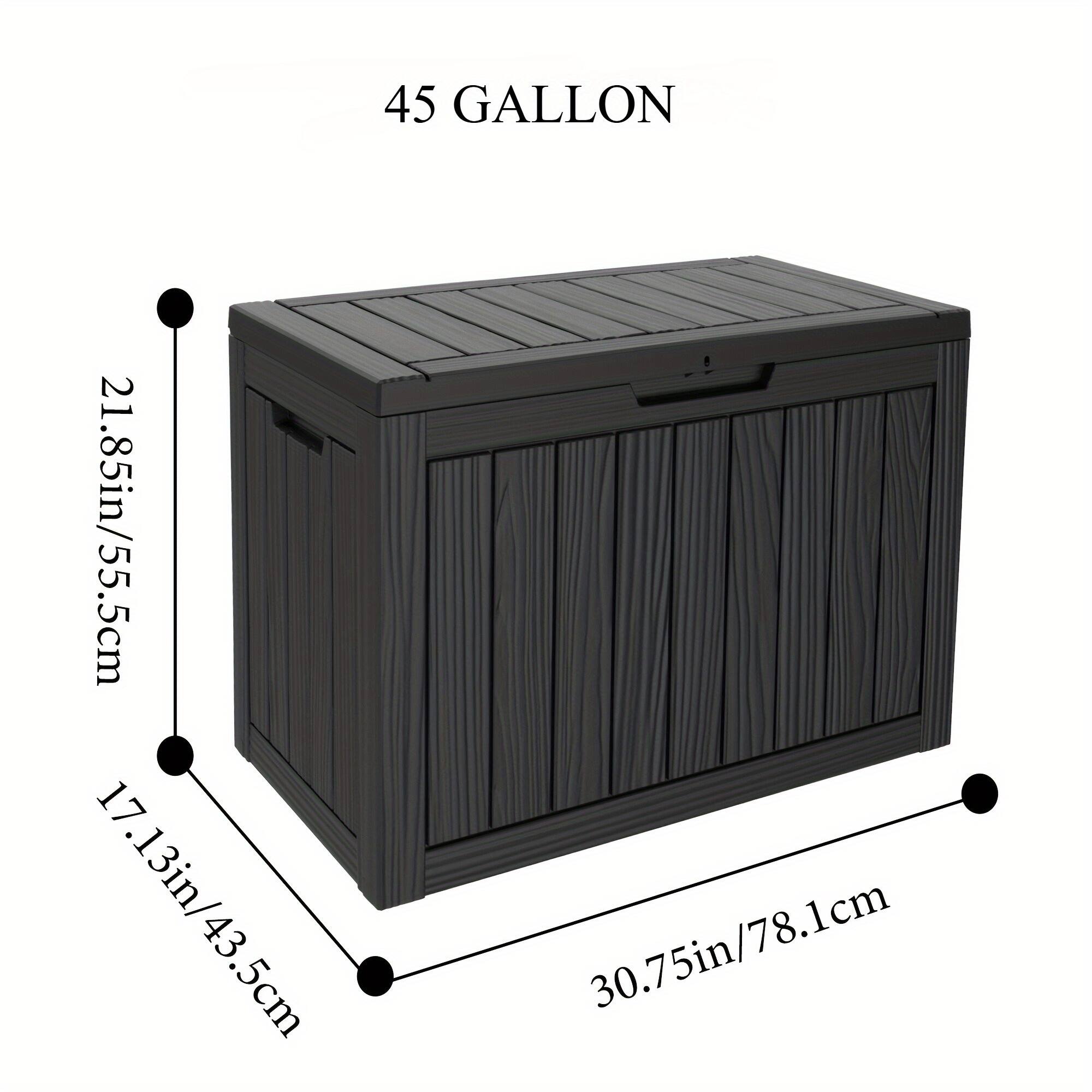 45 GALLON

21.85in/55.5cm  
17.13in/43.5cm  
30.75in/78.1cm