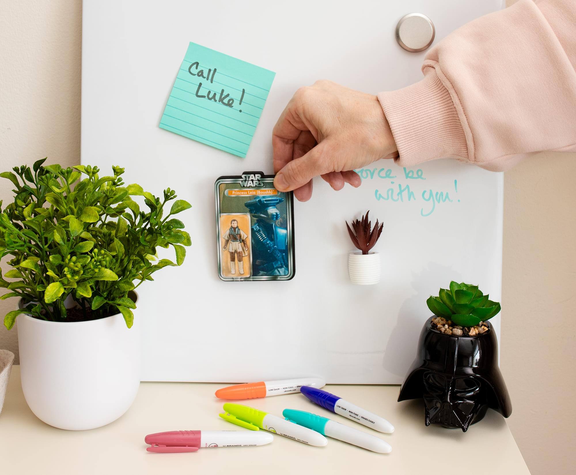 Call Luke!  
STAR WARS Princess Leia  
Force be with you!