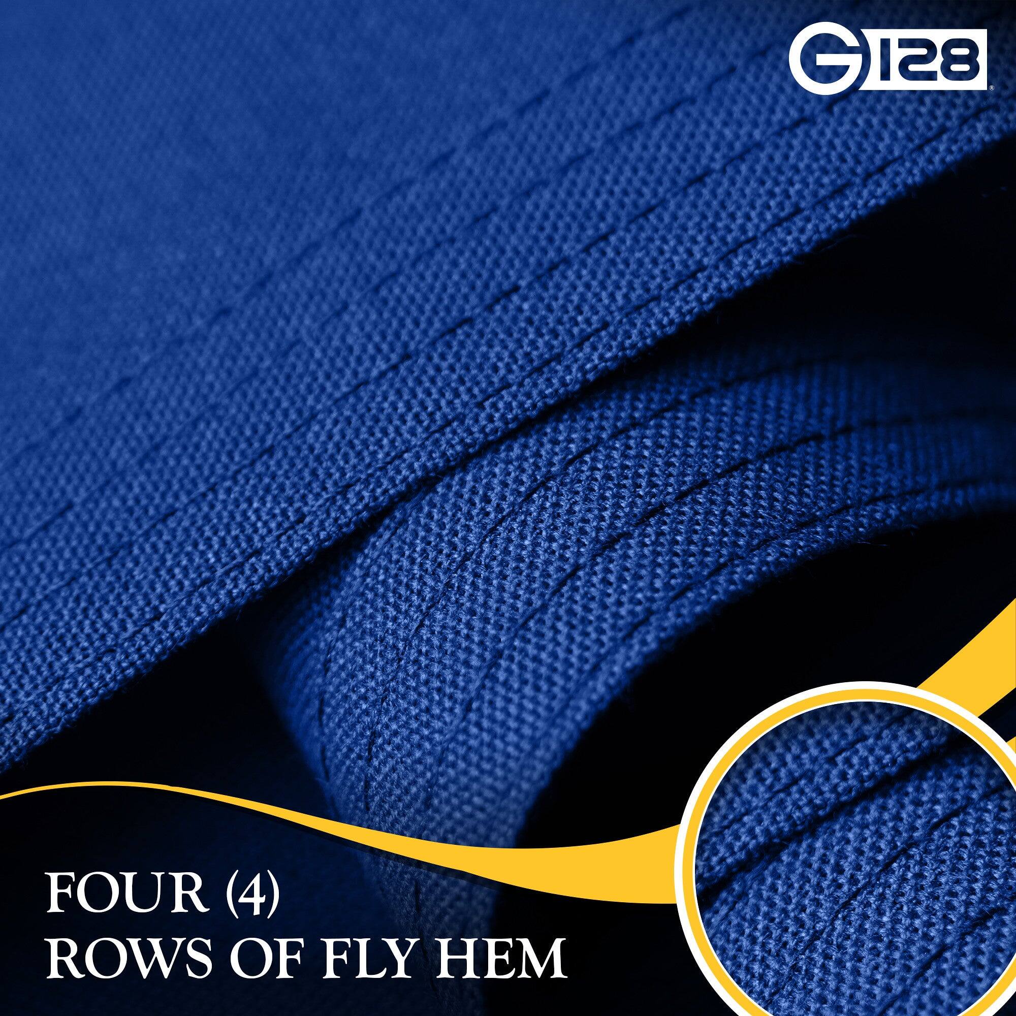 G 128 FOUR (4) ROWS OF FLY HEM