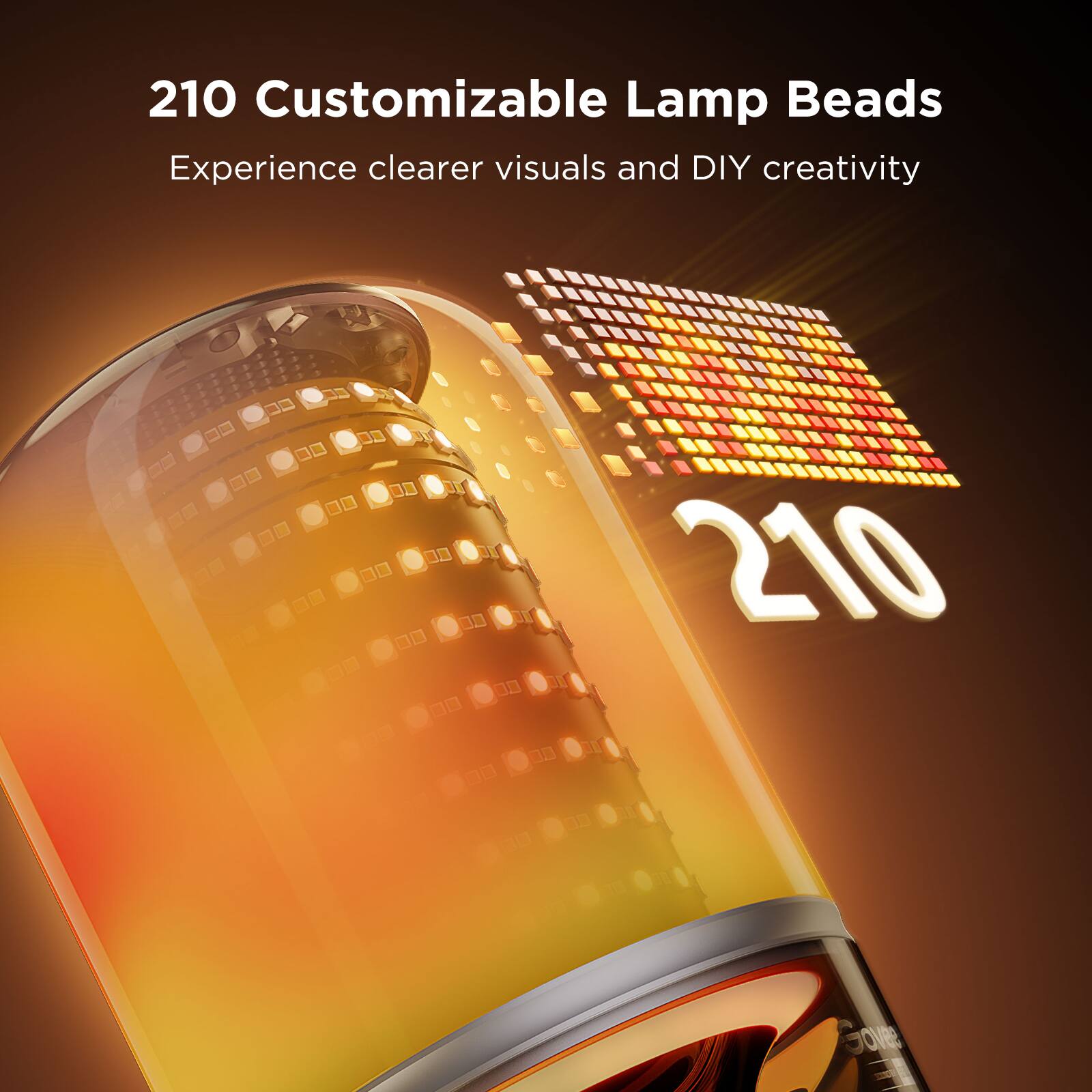 210 Customizable Lamp Beads

Experience clearer visuals and DIY creativity